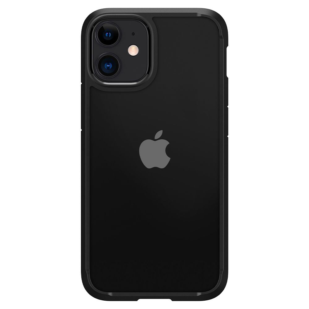 Husa pentru Apple iPhone 12 / 12 Pro, Spigen, Ultra Hybrid, Neagra ACS01703