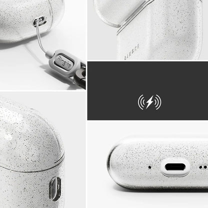 Husa Ringke Air Glitter pentru Apple AirPods 3, Transparenta