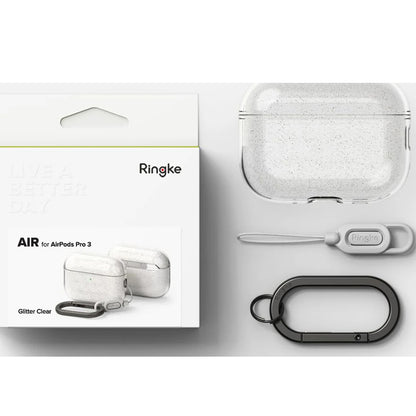 Husa Ringke Air Glitter pentru Apple AirPods 3, Transparenta