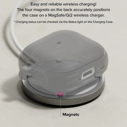 Husa Ringke Onyx Magnetic pentru Apple AirPods 4, Gri