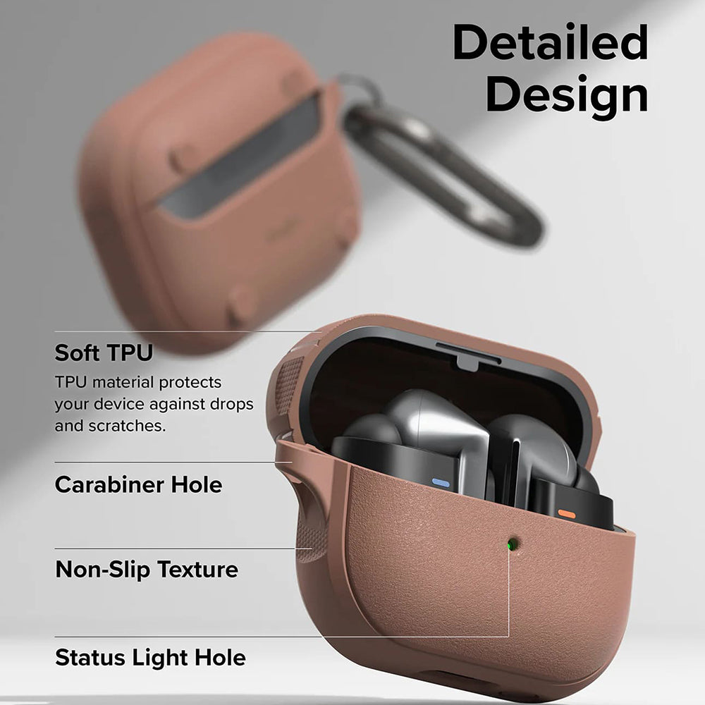 Husa Ringke Onyx Magnetic pentru Samsung Galaxy Buds3 FE / Buds3 Pro / Buds3, Bronz