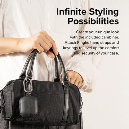 Husa Ringke Onyx pentru Samsung Galaxy Buds3 FE / Buds3 Pro / Buds3, Neagra