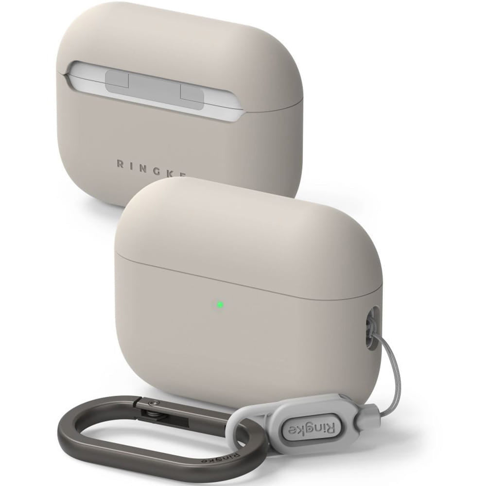 Husa Ringke pentru Apple AirPods 3, Crem