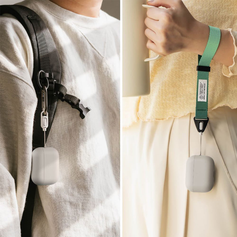 Husa Ringke pentru Apple AirPods 3, Crem