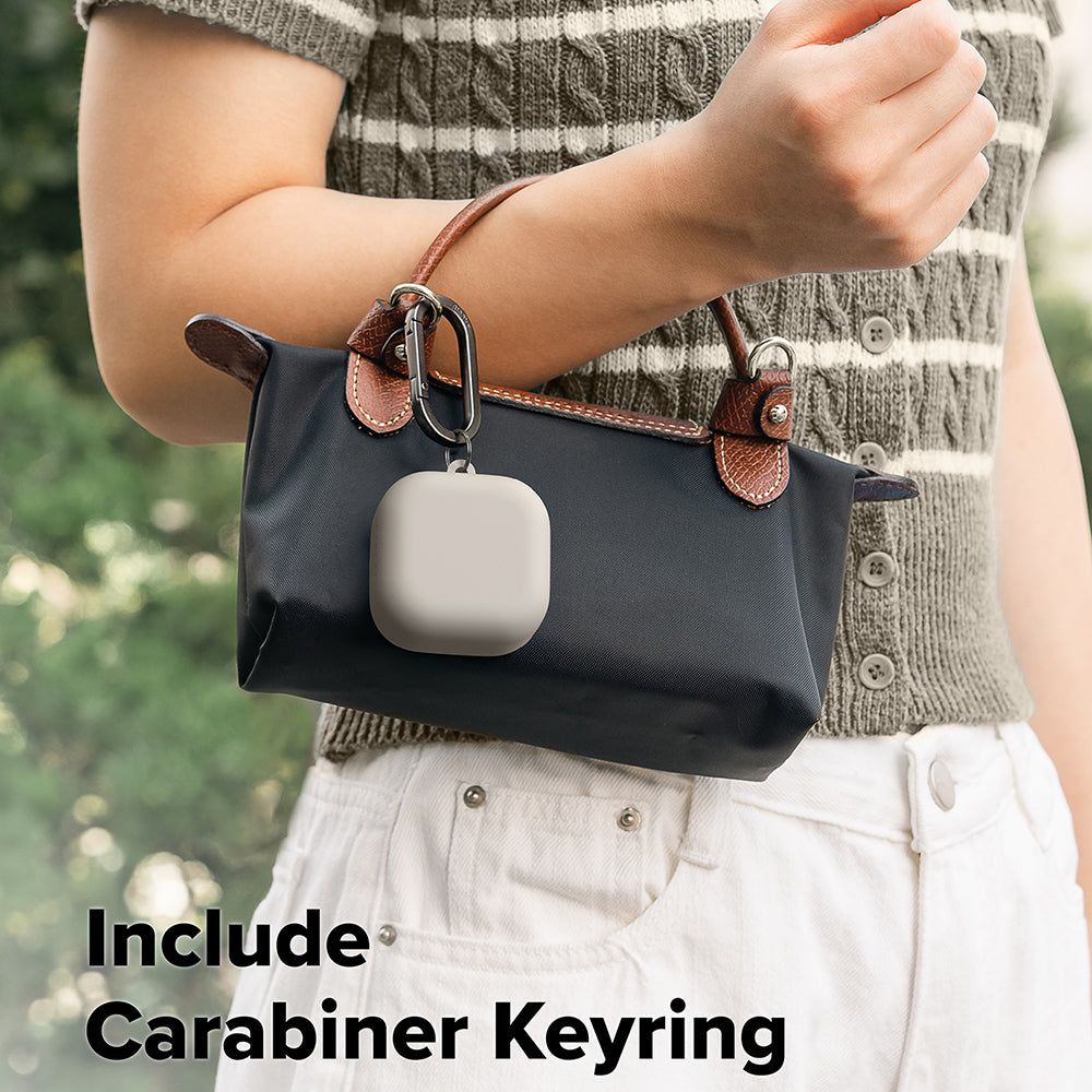 Husa Ringke pentru Samsung Galaxy Buds 4 Pro, Crem