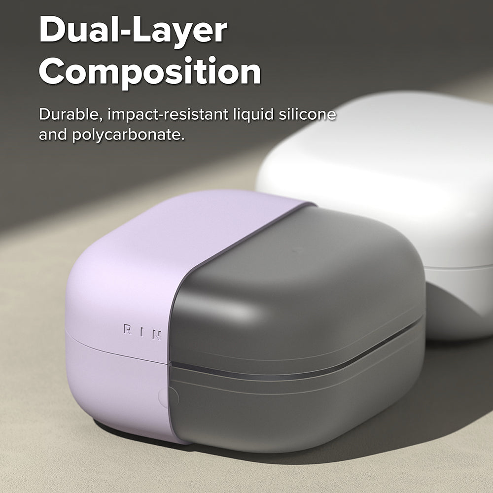 Husa Ringke pentru Samsung Galaxy Buds 4 Pro, Mov Deschis