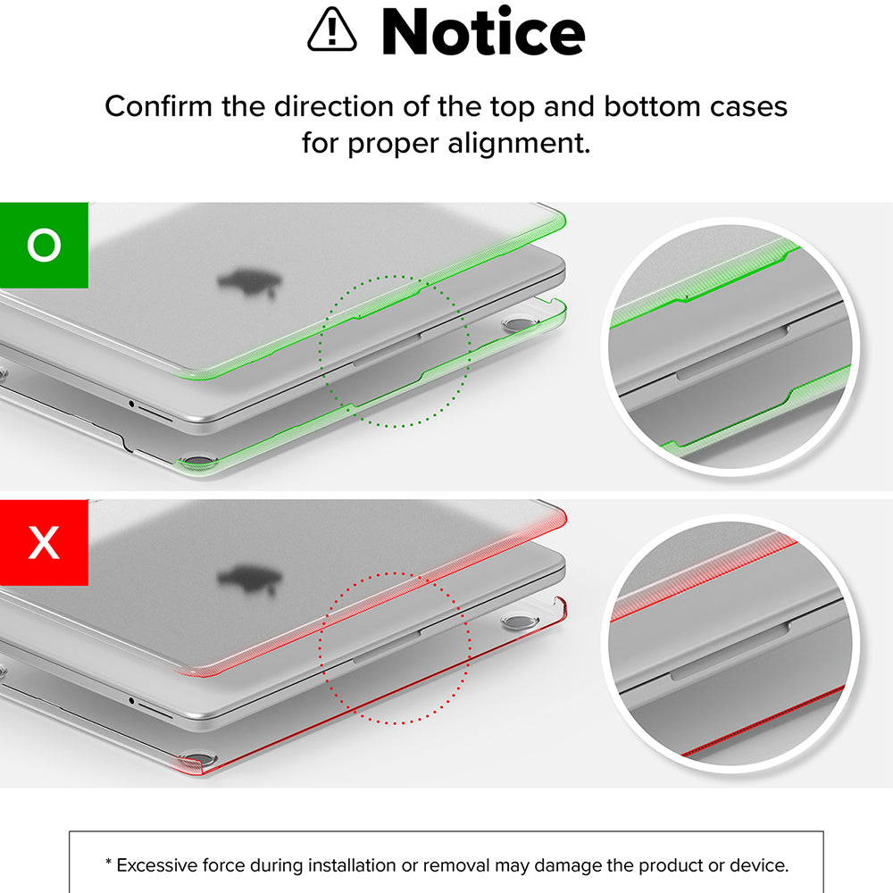 Husa Ringke Slim pentru Apple MacBook Neo 13inch, Transparenta Mata