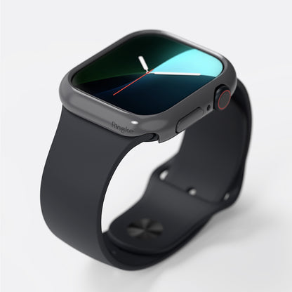 Husa Ringke Slim pentru Apple Watch Series 10 / 11 42mm, Set 2 bucati, Neagra Mata / Transparenta