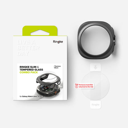 Husa Ringke Slim pentru Samsung Galaxy Watch Ultra, Gri