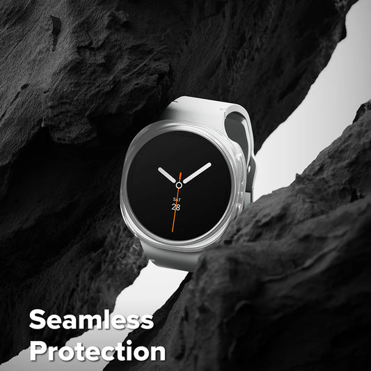 Husa Ringke Slim pentru Samsung Galaxy Watch8 Classic, Set 2 bucati, Transparenta