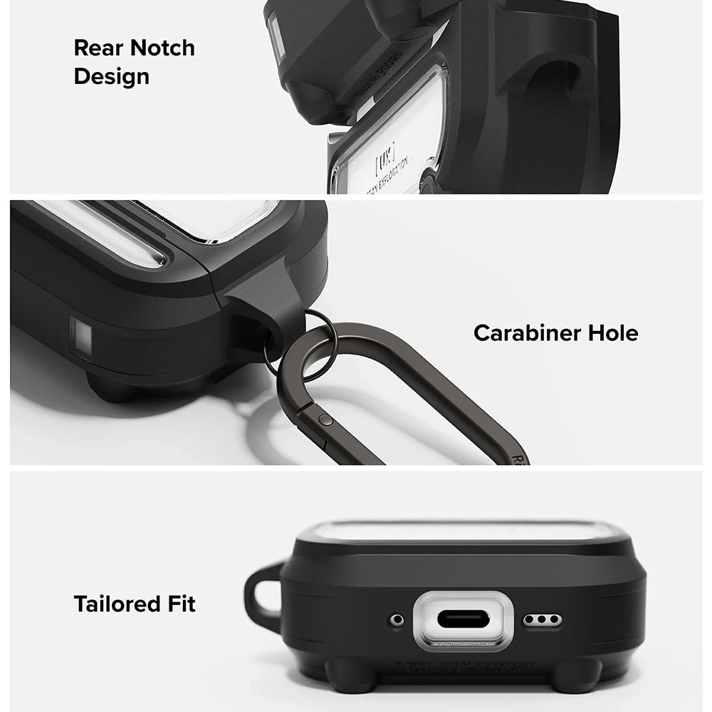 Husa Ringke UX pentru Apple AirPods Pro 3, Transparenta