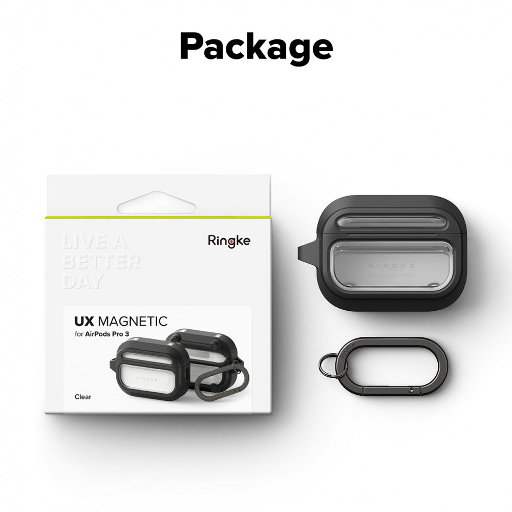 Husa Ringke UX pentru Apple AirPods Pro 3, Transparenta