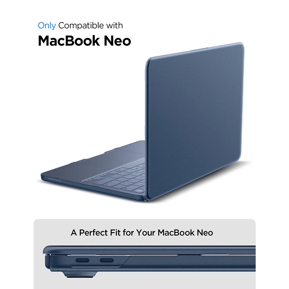 Husa Spigen Airskin pentru Apple MacBook Neo 13inch, Indigo Satinata ACS11814