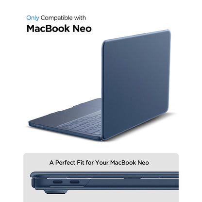 Husa Spigen Airskin pentru Apple MacBook Neo 13inch, Indigo Satinata ACS11814