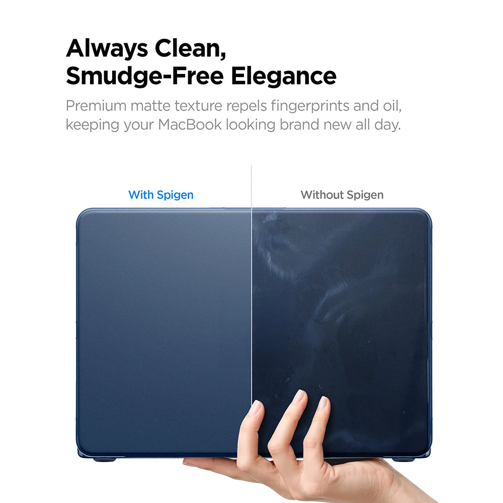 Husa Spigen Airskin pentru Apple MacBook Neo 13inch, Indigo Satinata ACS11814