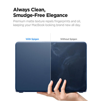 Husa Spigen Airskin pentru Apple MacBook Neo 13inch, Indigo Satinata ACS11814