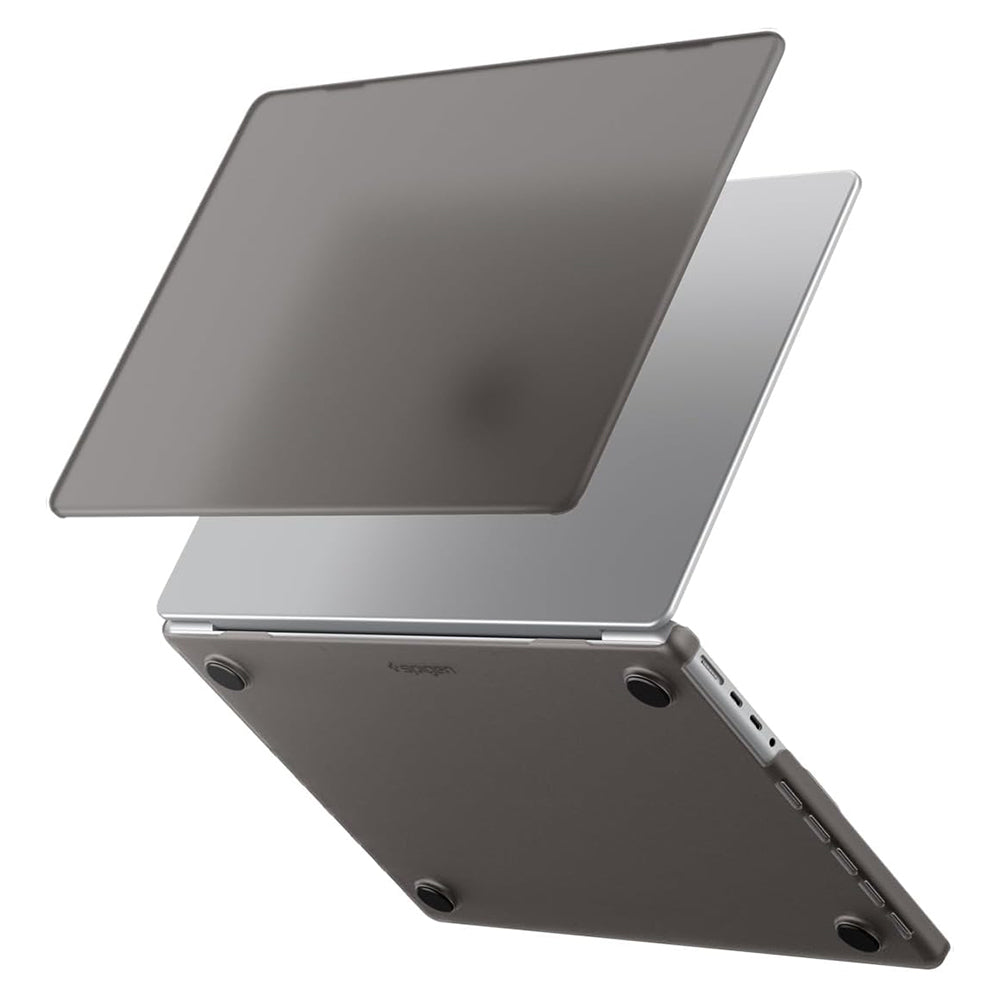 Husa Spigen Airskin pentru Apple MacBook Pro 14inch (2026) / (2025) / (2023) / (2022) / (2021), Neagra Satinata ACS11529