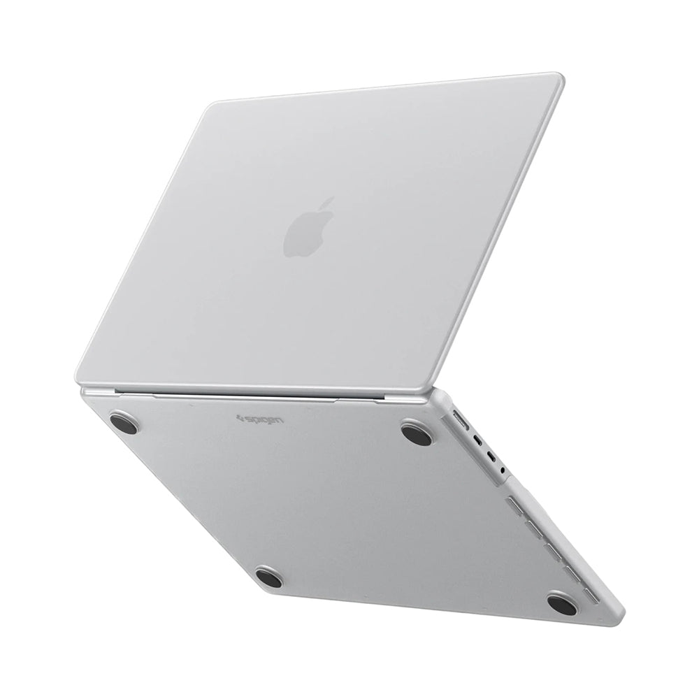 Husa Spigen Airskin pentru Apple MacBook Pro 14inch (2026) / (2025) / (2023) / (2022) / (2021), Transparenta Satinata ACS11528