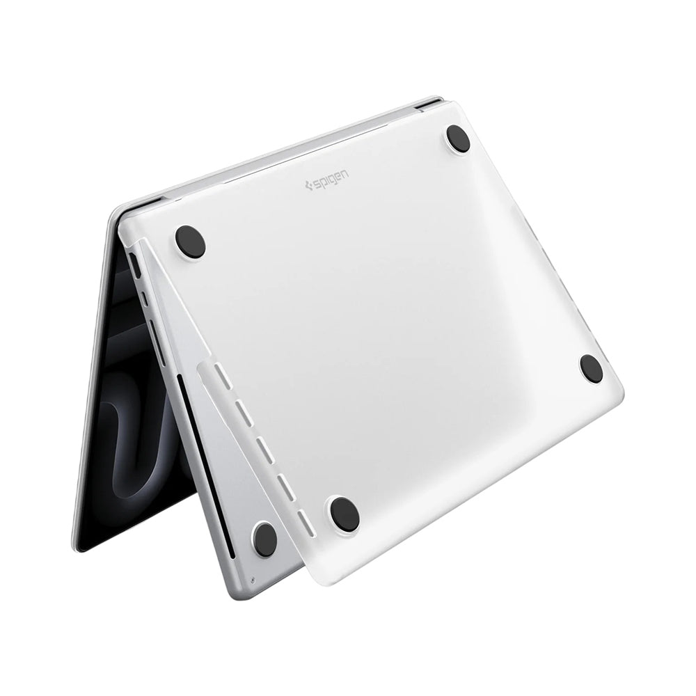 Husa Spigen Airskin pentru Apple MacBook Pro 14inch (2026) / (2025) / (2023) / (2022) / (2021), Transparenta Satinata ACS11528