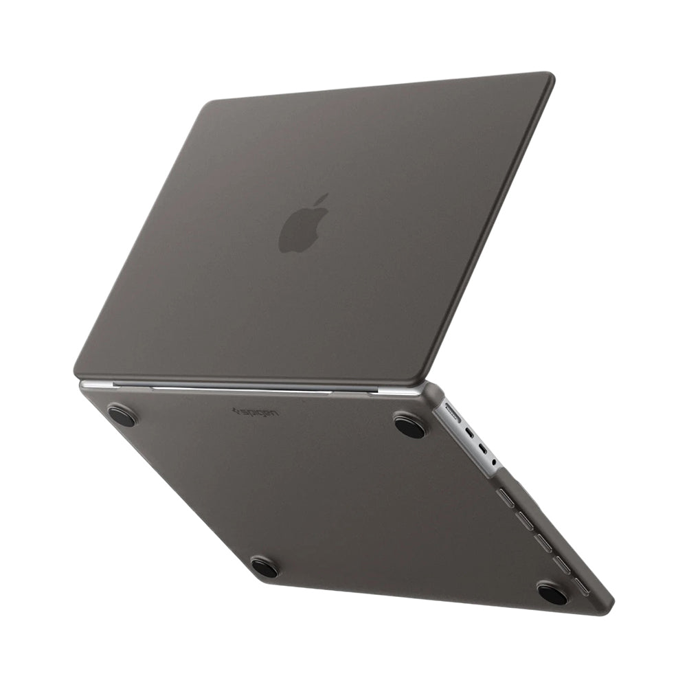 Husa Spigen Airskin pentru Apple MacBook Pro 16inch (2026) / (2024) / (2023) / (2021), Neagra Satinata ACS11527