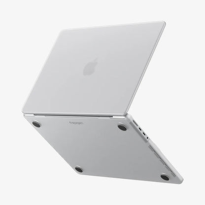 Husa Spigen Airskin pentru Apple MacBook Pro 16inch (2026) / (2024) / (2023) / (2021), Transparenta Satinata ACS11526