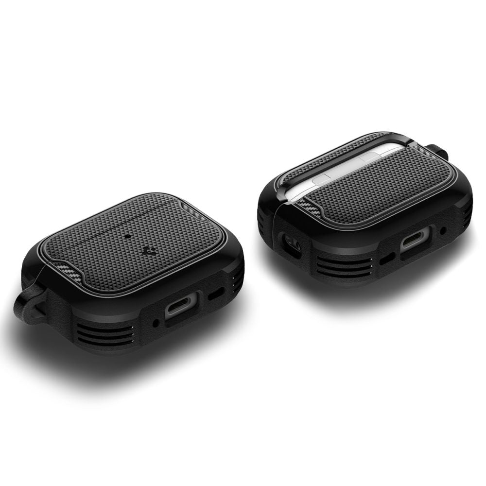 Husa Spigen Core Armor pentru Apple AirPods Pro 3, Neagra Mata