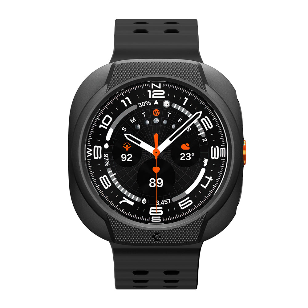 Husa Spigen Liquid Air pentru Samsung Galaxy Watch Ultra2, Neagra Mata ACS11610