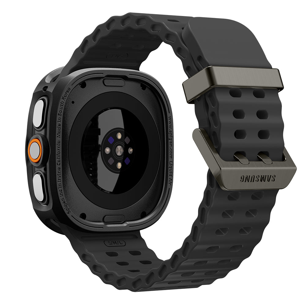 Husa Spigen Liquid Air pentru Samsung Galaxy Watch Ultra2, Neagra Mata ACS11610