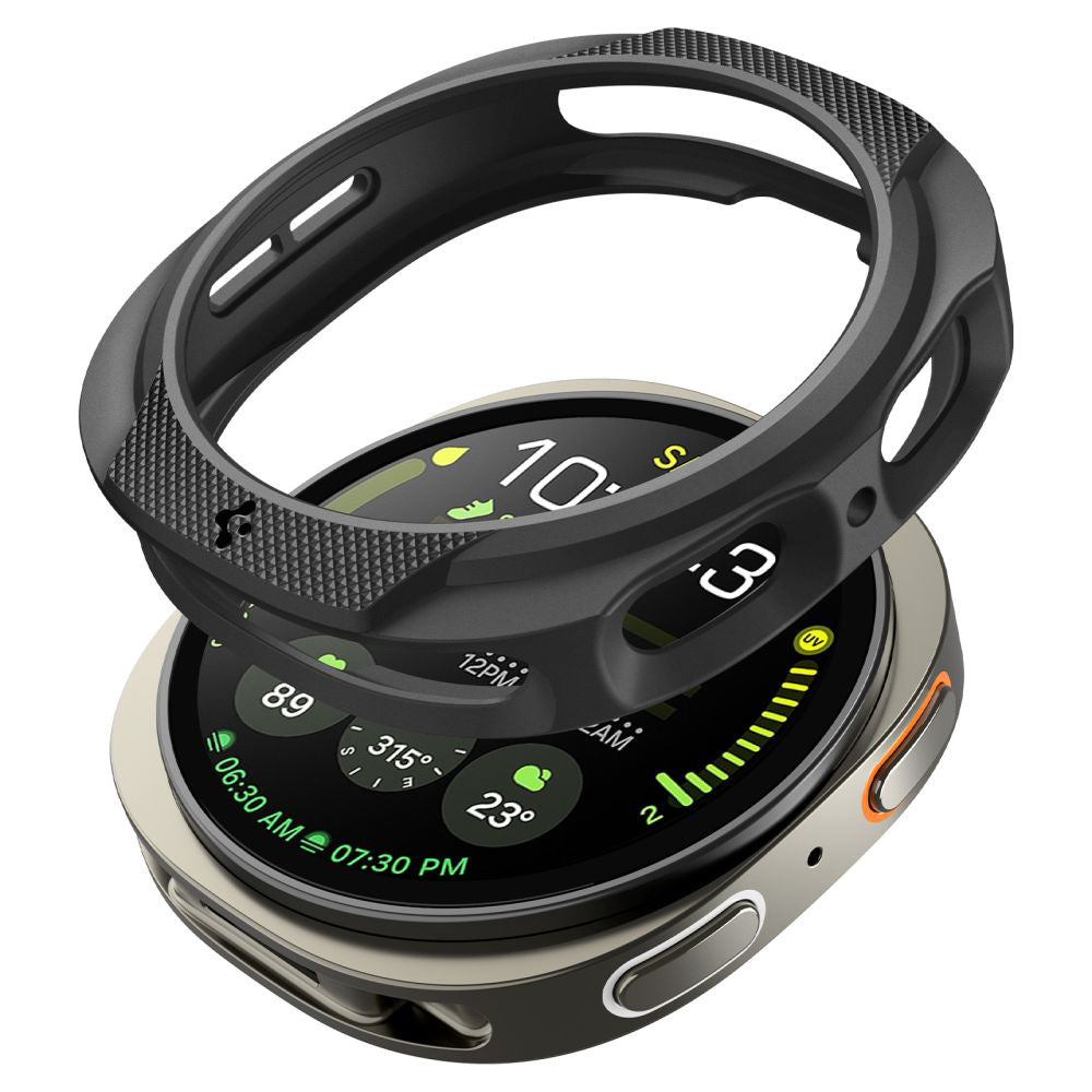 Husa Spigen Liquid Air pentru Samsung Galaxy Watch8 40mm, Neagra Mata ACS09840