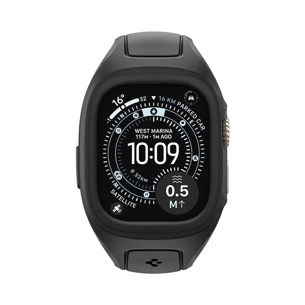Husa Spigen Liquid Air Pro pentru Apple Watch Ultra Series, Neagra ACS05463