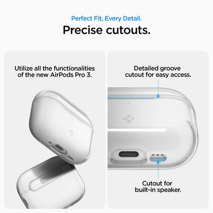 Husa Spigen Liquid Crystal pentru Apple AirPods Pro 3, Transparenta ACS10019