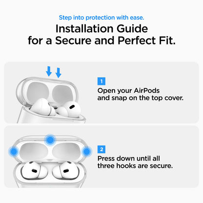 Husa Spigen Liquid Crystal pentru Apple AirPods Pro 3, Transparenta ACS10019