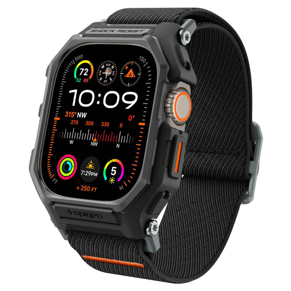 Husa Spigen Lite Fit Pro pentru Apple Watch Ultra Series, Neagra Mata ACS07104