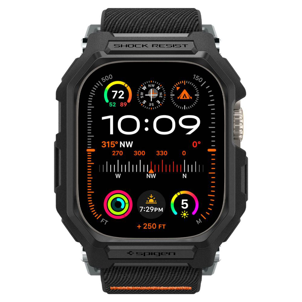 Husa Spigen Lite Fit Pro pentru Apple Watch Ultra Series, Neagra Mata ACS07104