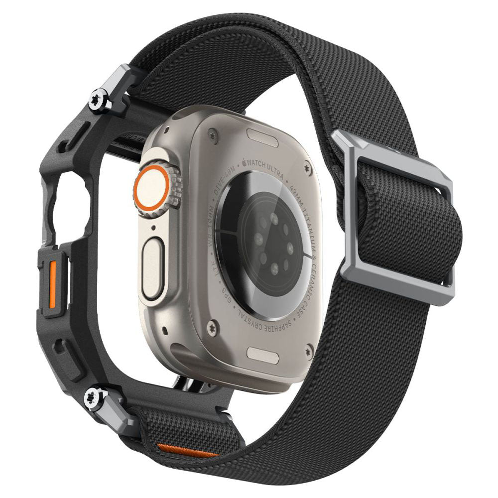 Husa Spigen Lite Fit Pro with Screen Protector pentru Apple Watch Ultra Series, Neagra Mata ACS11415