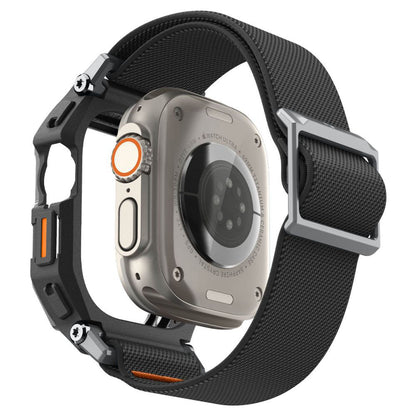 Husa Spigen Lite Fit Pro with Screen Protector pentru Apple Watch Ultra Series, Neagra Mata ACS11415