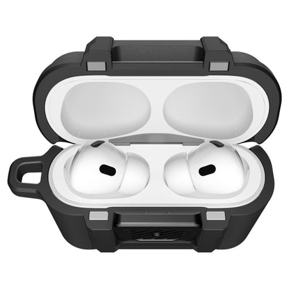 Husa Spigen Lock Fit pentru Apple AirPods Pro 3, Neagra Mata