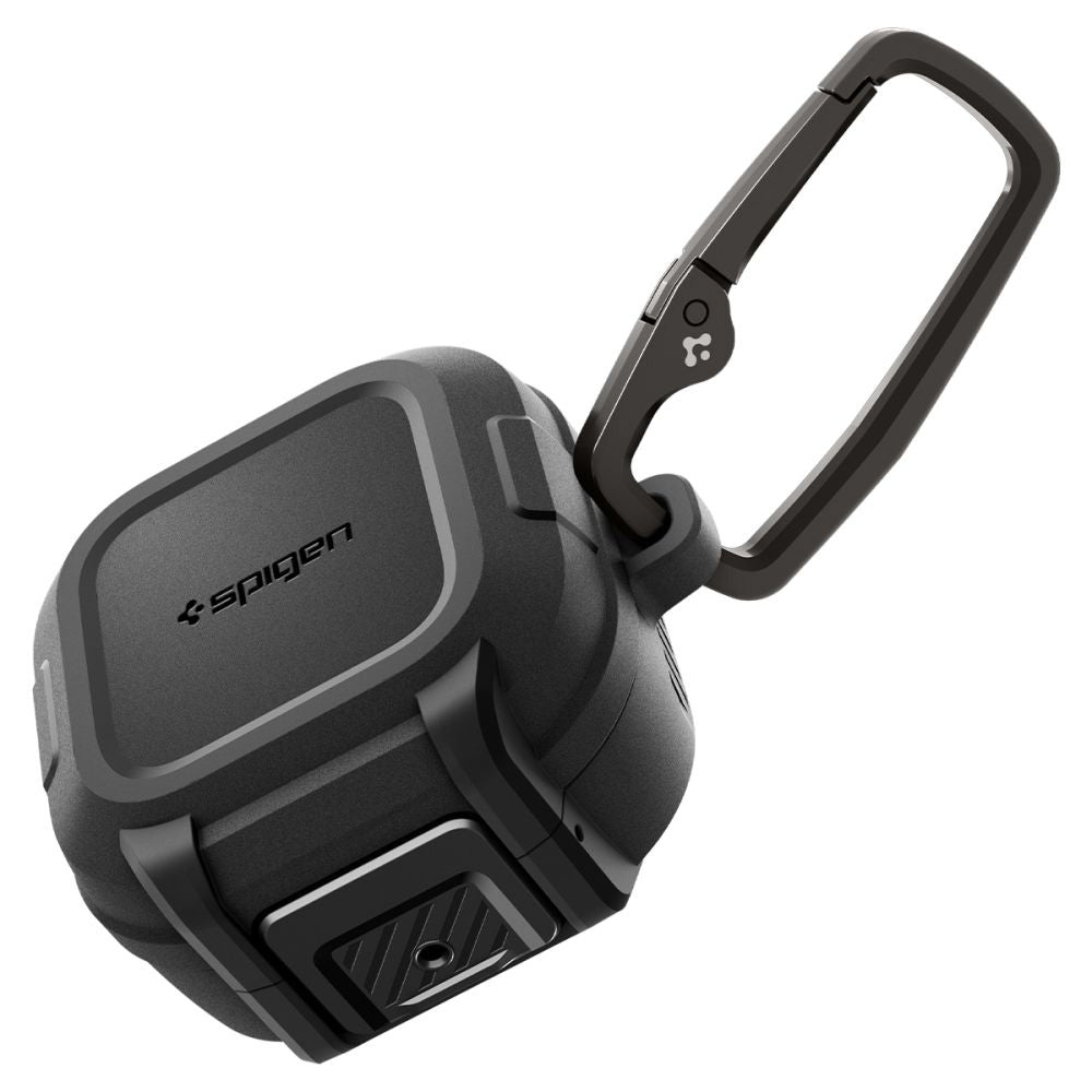 Husa Spigen Lock Fit pentru Samsung Galaxy Buds4 / Buds4 Pro, Neagra Mata ACS11202