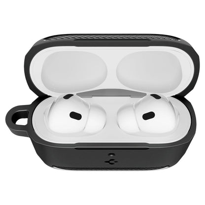 Husa Spigen Rugged Armor pentru Apple AirPods Pro 3, Neagra Mata ACS09822