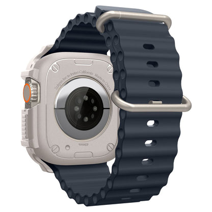 Husa Spigen Rugged Armor pentru Apple Watch Ultra Series, Bej ACS07381