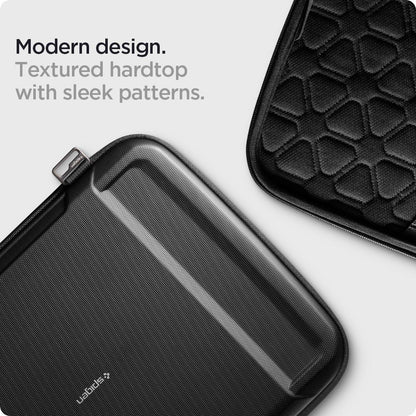Husa Spigen Rugged Armor pentru Laptop 13inch - 14inch, Neagra AFA04270