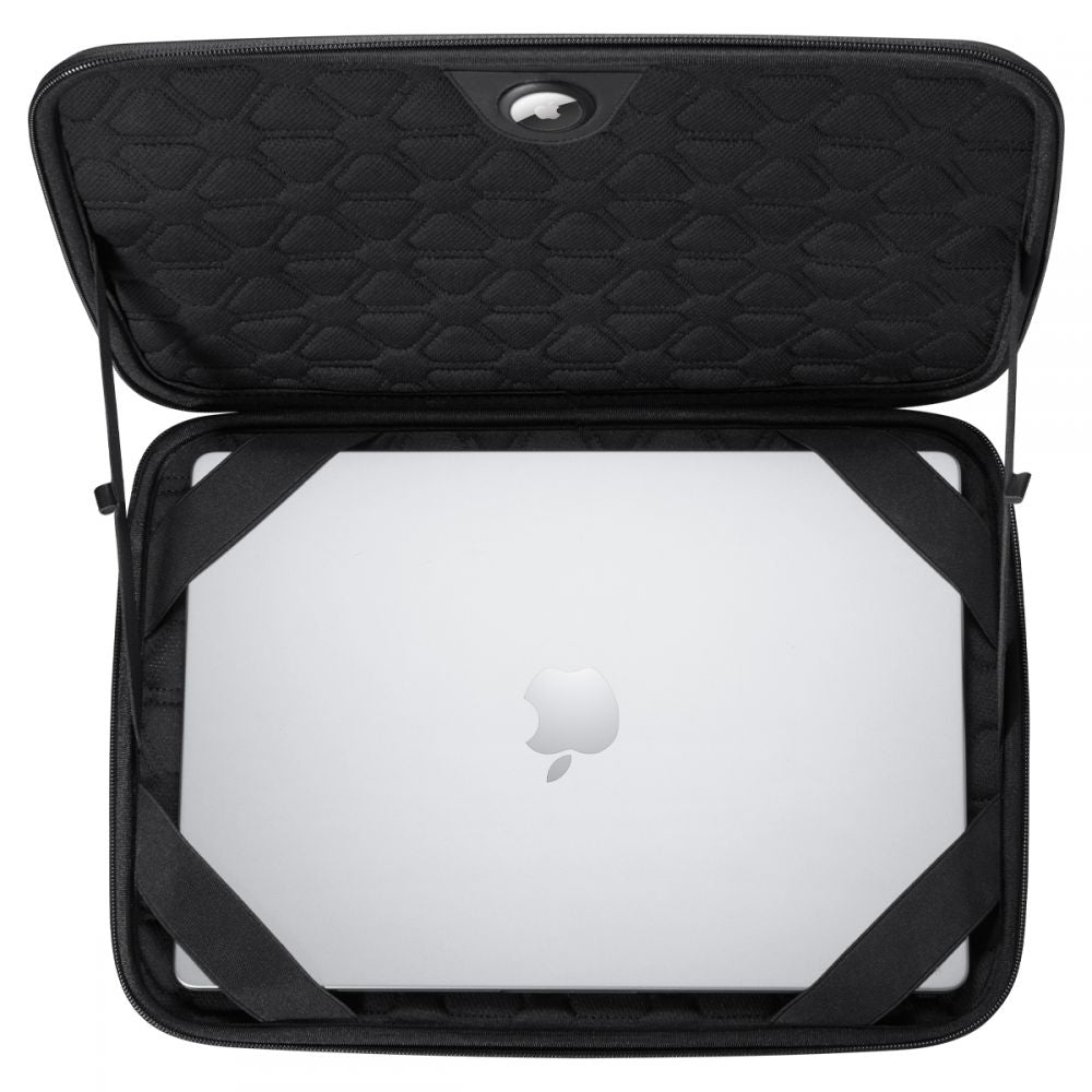 Husa Spigen Rugged Armor pentru Laptop 13inch - 14inch, Neagra AFA04270