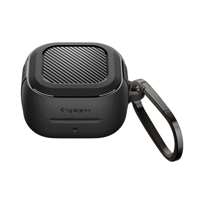 Husa Spigen Rugged Armor pentru Samsung Galaxy Buds4 / Buds4 Pro, Neagra Mata ACS11200