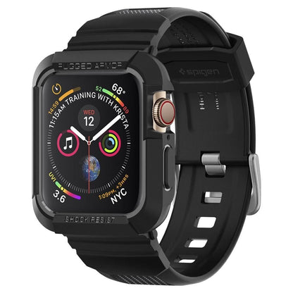 Husa Spigen Rugged Armor Pro pentru Apple Watch 44mm Series, Neagra 062CS25324
