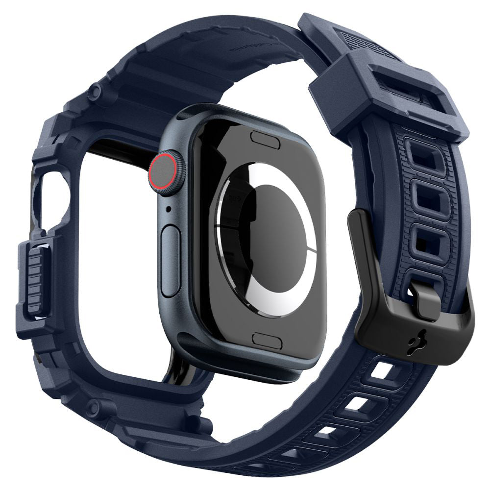 Husa Spigen Rugged Armor Pro pentru Apple Watch Series 10 / 11 46mm, Bleumarin