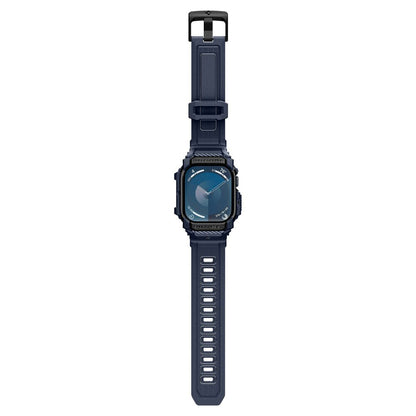 Husa Spigen Rugged Armor Pro pentru Apple Watch Series 10 / 11 46mm, Bleumarin