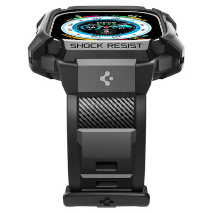 Husa Spigen Rugged Armor Pro pentru Apple Watch Ultra Series, Neagra