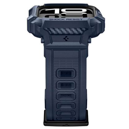 Husa Spigen Rugged Armor Pro V2 pentru Apple Watch Series 10 / 11 42mm, Bleumarin ACS10495