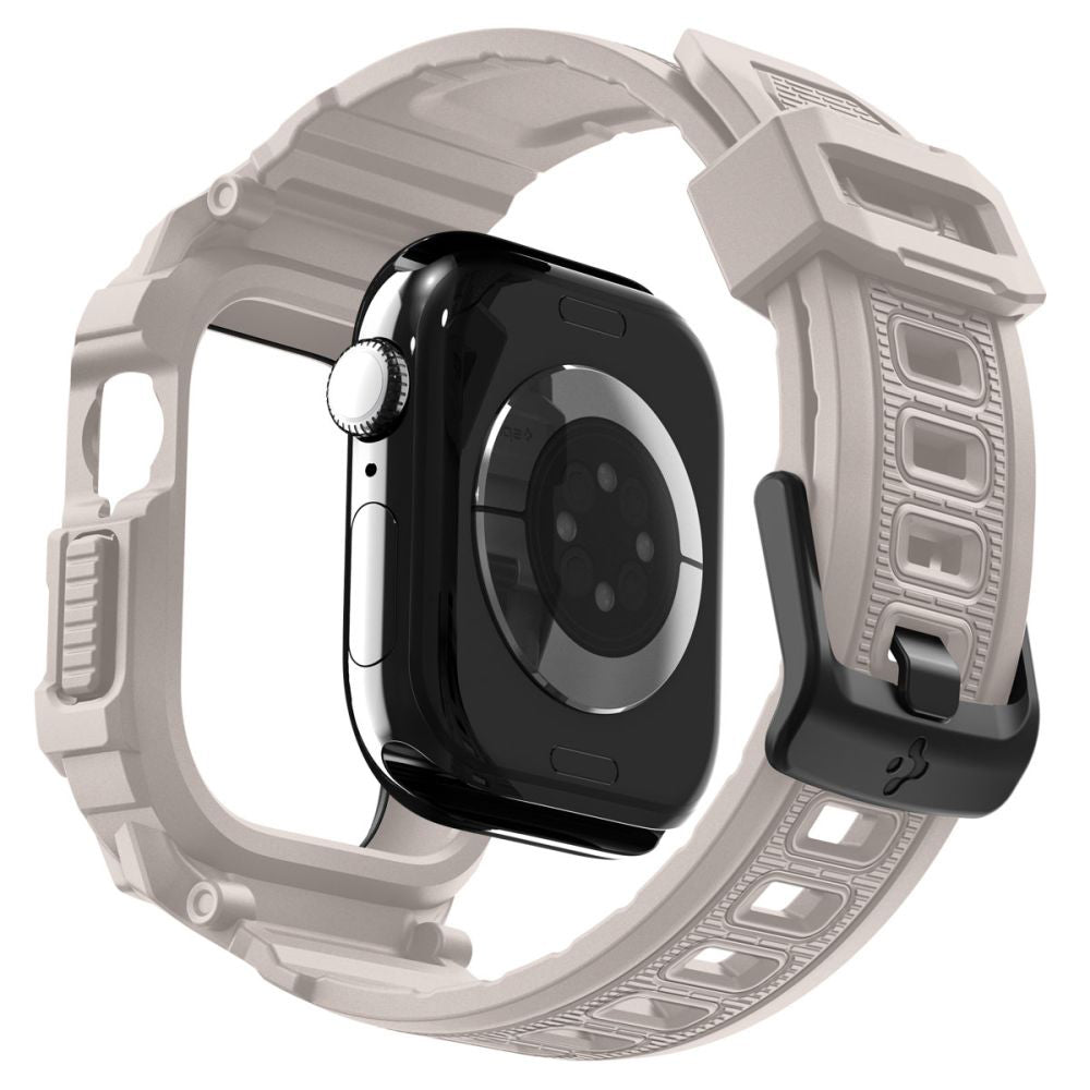 Husa Spigen Rugged Armor Pro V2 pentru Apple Watch Series 10 / 11 46mm, Bej ACS10506