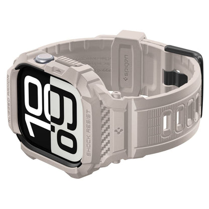 Husa Spigen Rugged Armor Pro V2 pentru Apple Watch Series 10 / 11 46mm, Bej ACS10506